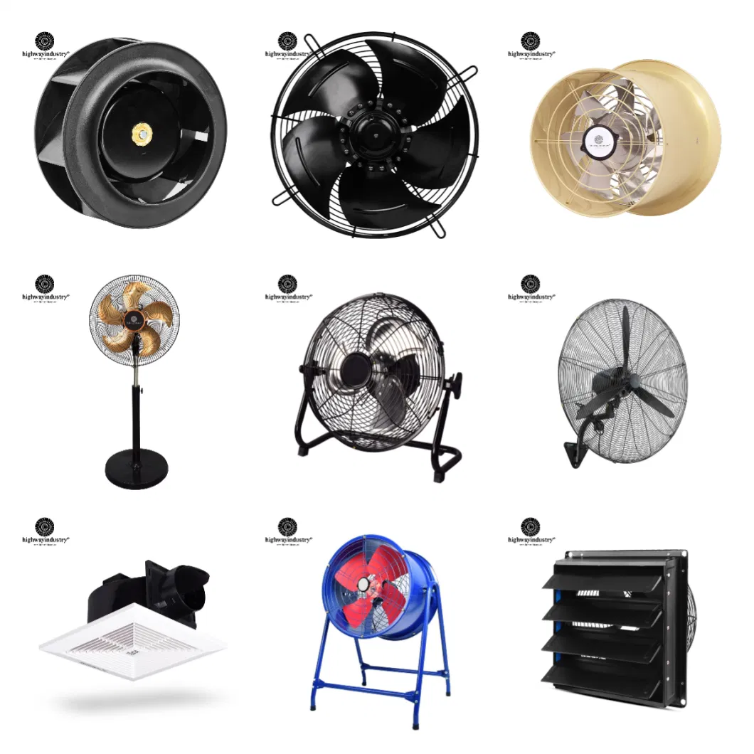 Highway Centrifugal Fan Motor Industrial Electric Climbing Fan Accessories 14/16/18/20 &quot; Brushless Motor out Runner Air Purifier FFU Floor Fan Motor