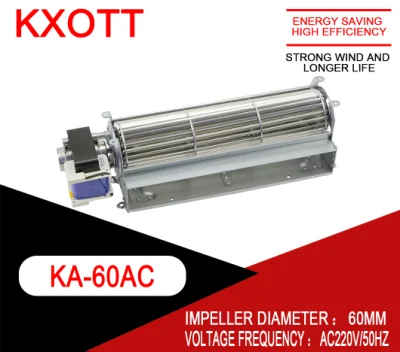 Ka60mm AC 110V 230V Cross Flow Axial Cooling Industrial Blower AC Ventilation Fan